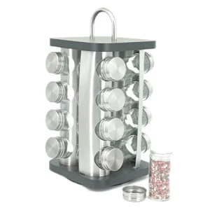 spice rack 16 pc jar set