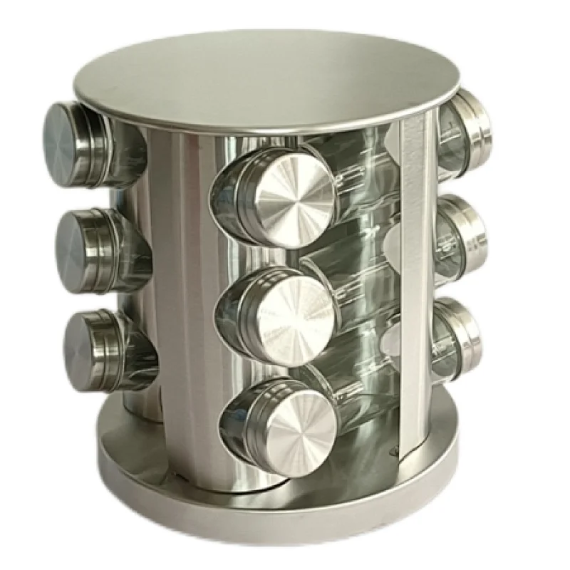 spice containers glass set