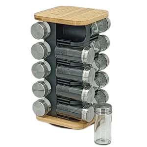 glass spice container set, glass spice container set 12pcs, spice container set