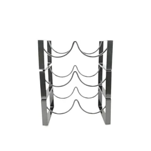 Countertop Wine Rack, 3 Layers Wine Storage Holder, Freestanding Metal Tabletop Stand with Modern Design, Simple Wine Bottle Holder For Kitchen And Home Decor, Bar Cabinet