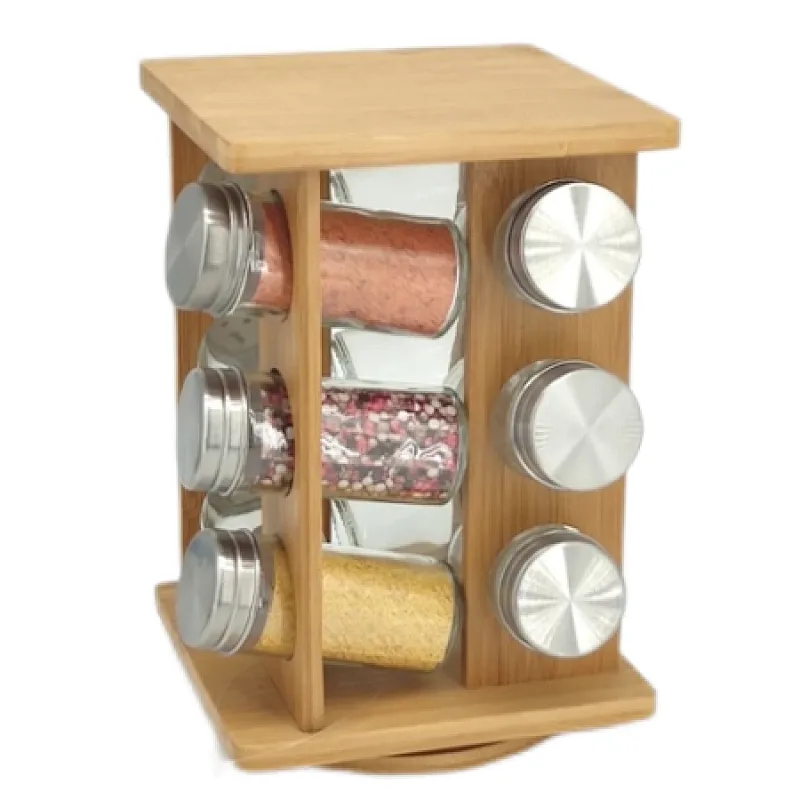 spice glass jar set