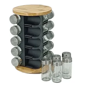 glass jar spice set, glass jar spice set 20pcs, glass jar spice 20pcs