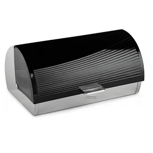 Roll top , Stainless Steel body Bread Bin , Color Coated, Diamond Decor