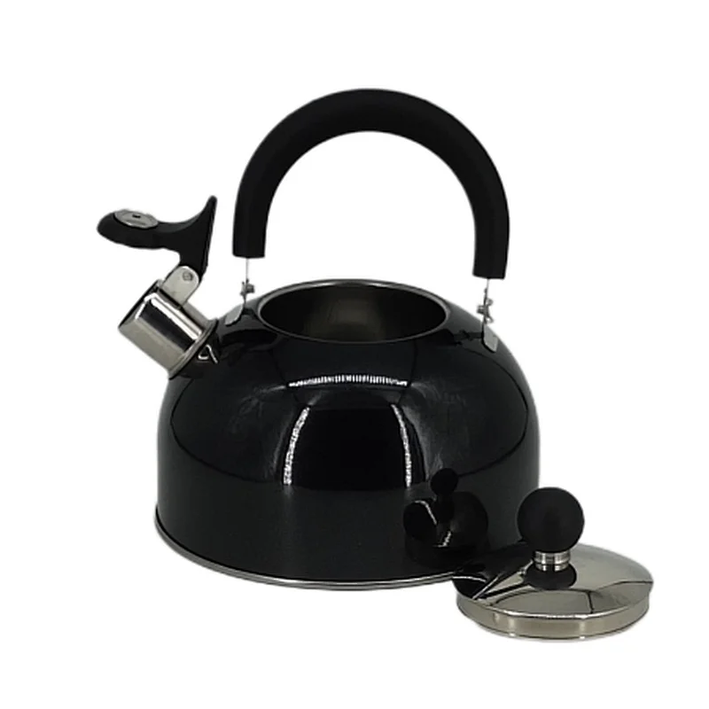 modern whistling tea kettle