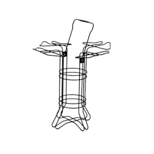 Countertop Wine Rack, Wine Storage Holder, Freestanding Metal Tabletop Stand with Modern Design, Simple Wine Bottle Holder For Kitchen And Home Decor, Glasses holder