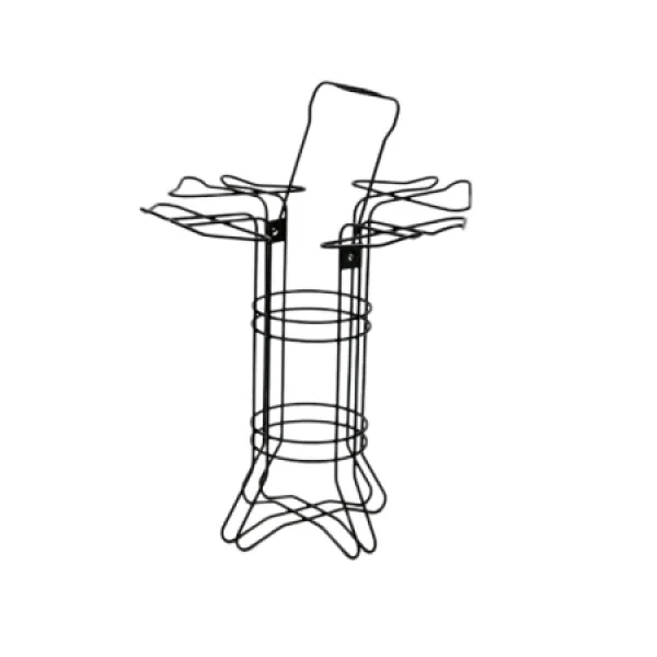 black wine glass rack