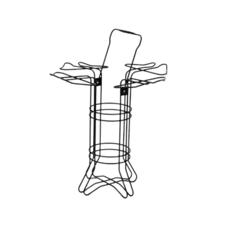 black wine glass rack