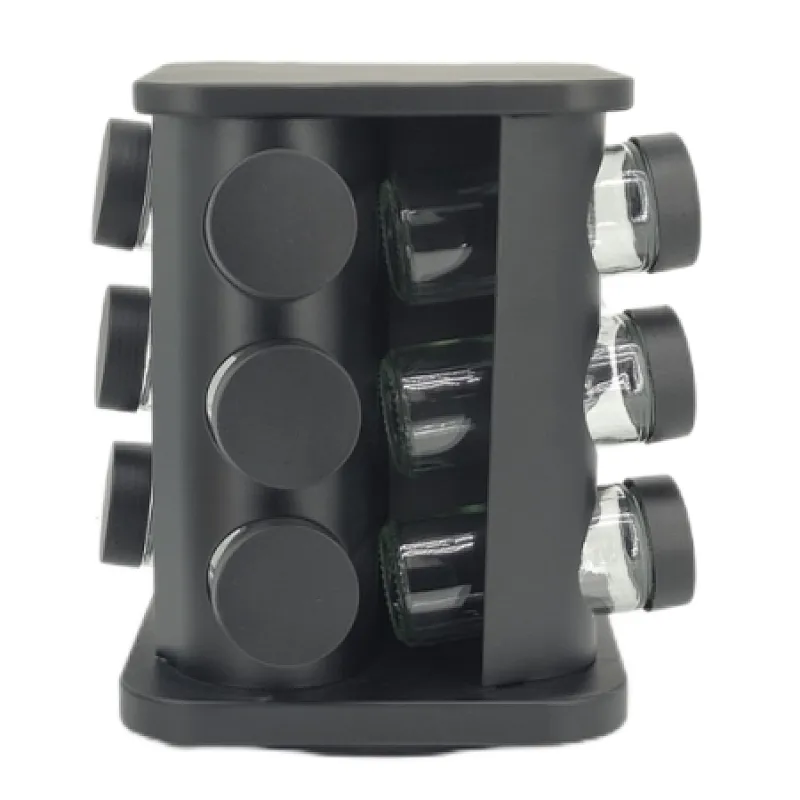 spice jar set with stand