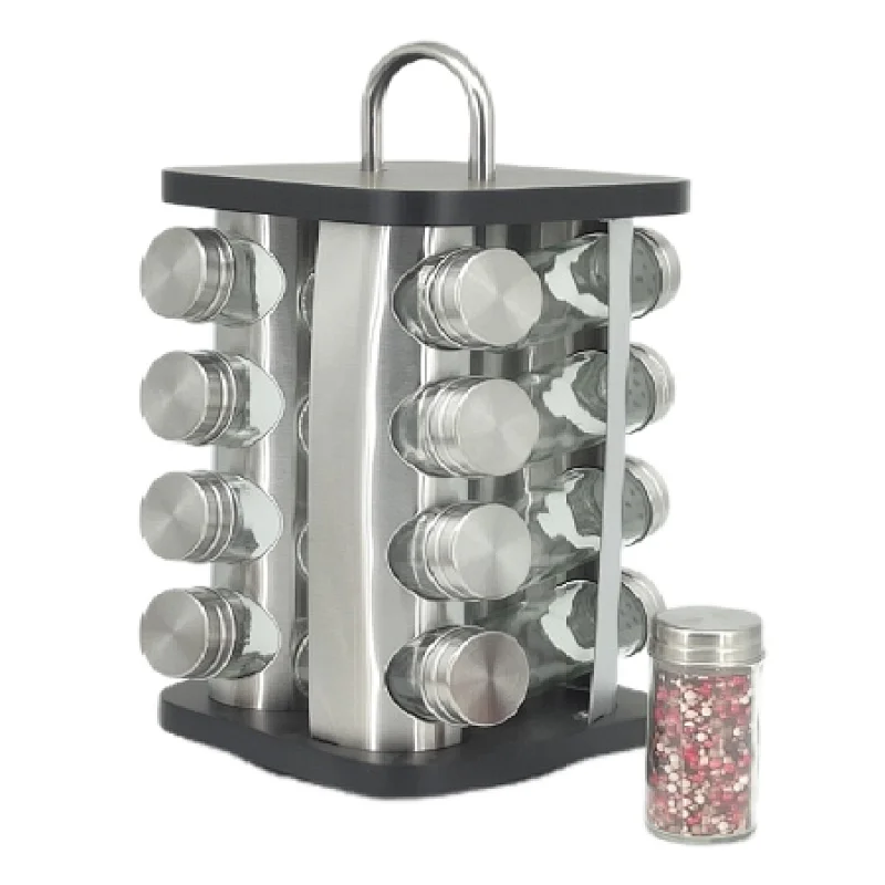 spice rack 16 pc jar set