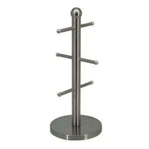 Steel Mug Holder Tree，Wine Glasses Rack, Diversified European Large SizeStand, Iron Mugs & Tea & Coffee Cup Storage Rack With Hooks, Counter Bar Accessory & Kitchen Countertop Organizer