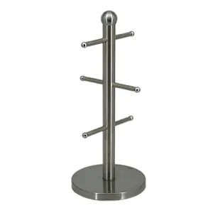 Steel Mug Holder Tree，Wine Glasses Rack, Diversified European Large SizeStand, Iron Mugs & Tea & Coffee Cup Storage Rack With Hooks, Counter Bar Accessory & Kitchen Countertop Organizer