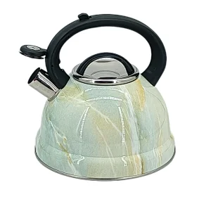 Stainless Steel Whistling Kettle, Water Bottle Tea Pot Kitchenware, Heat-proof Wooden Handle, Induction function, Stovetops, Enamel, Any color, Food Grade cooker, High Quality