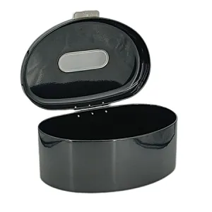 Kitchen Bread Bin, Storage basket, Food case 2022, Carbon Steel, Bamboo Lid, Rectangle, Modern Designe, White Black Grey, Any Color