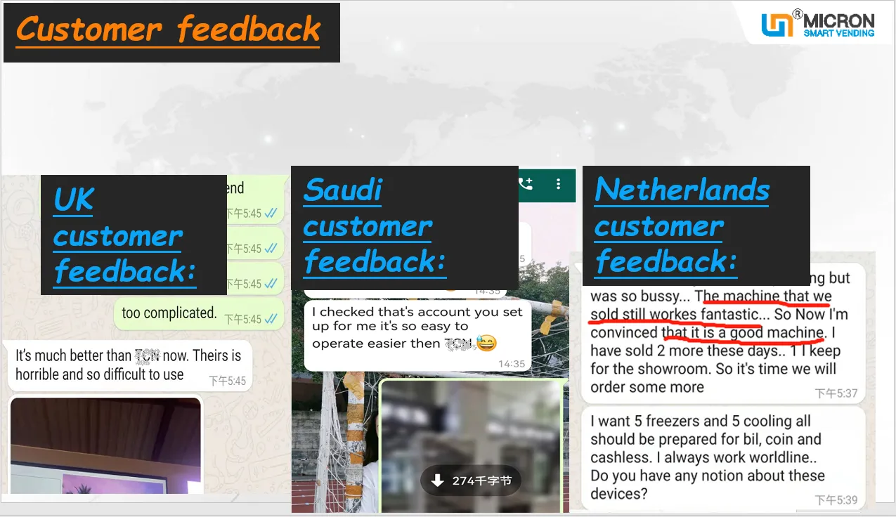 seafood oyster vending machine cooling locker customer feedback