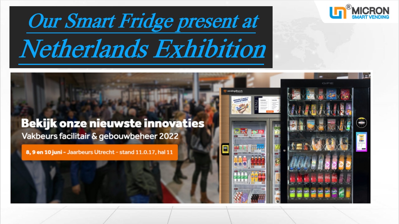 Smart Fridge Vending Machine Present At Netherlands Exhibition