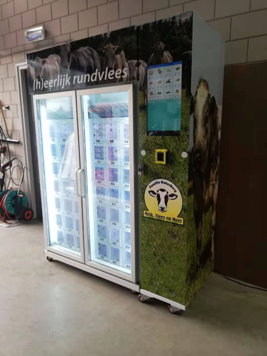 Frozen Meat Vending Machine In The Netherlands