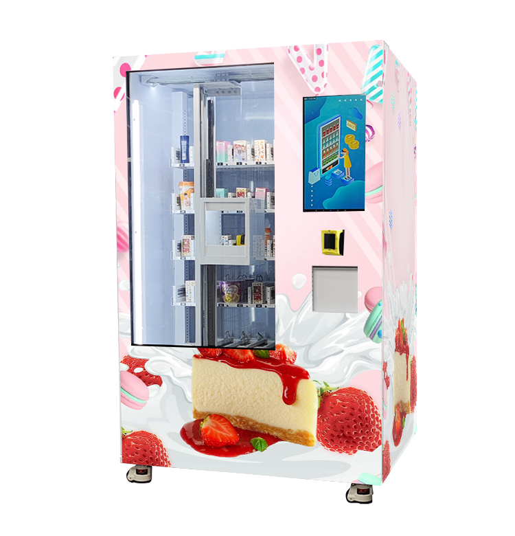 cupcake vending machine with automatic elevator system