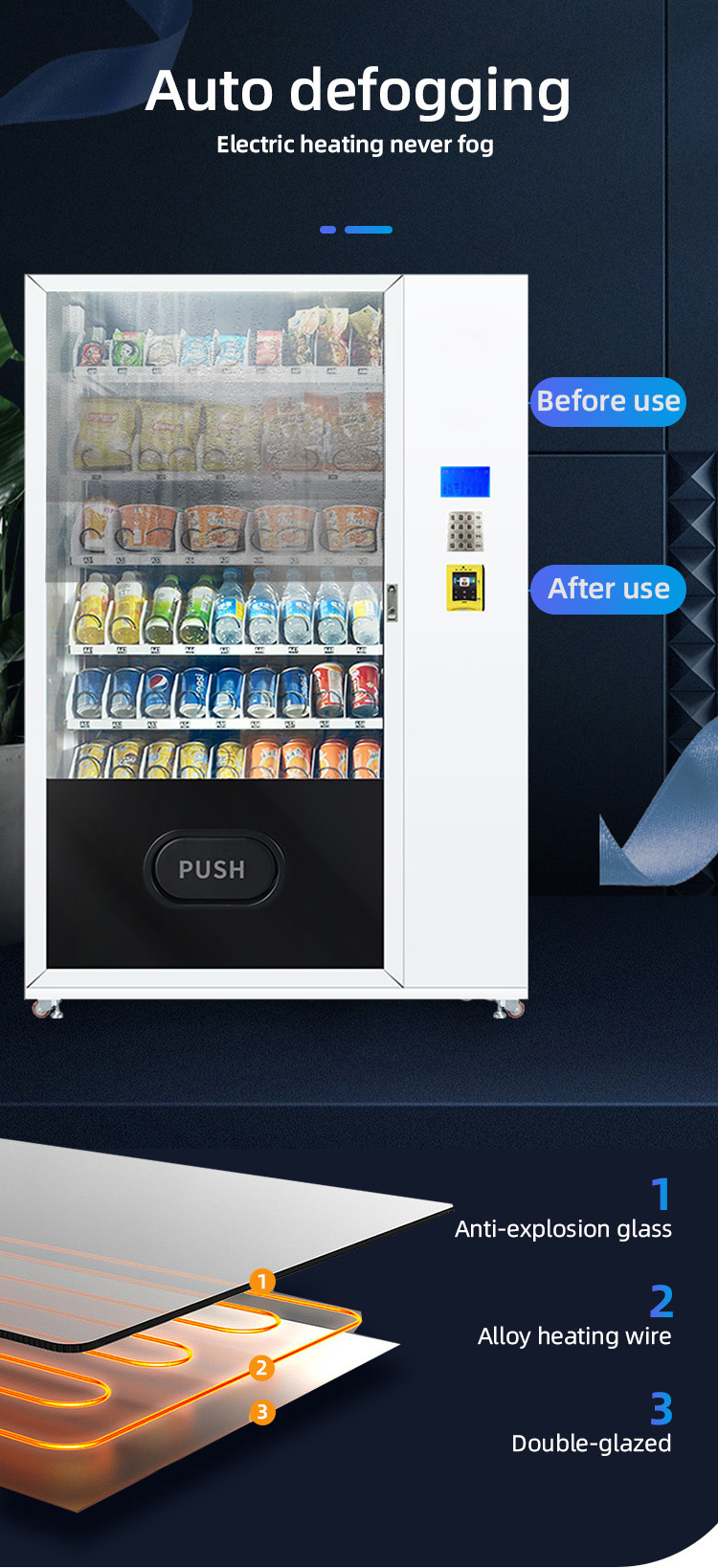 Keypad Age Verification Vending Machine For Germany