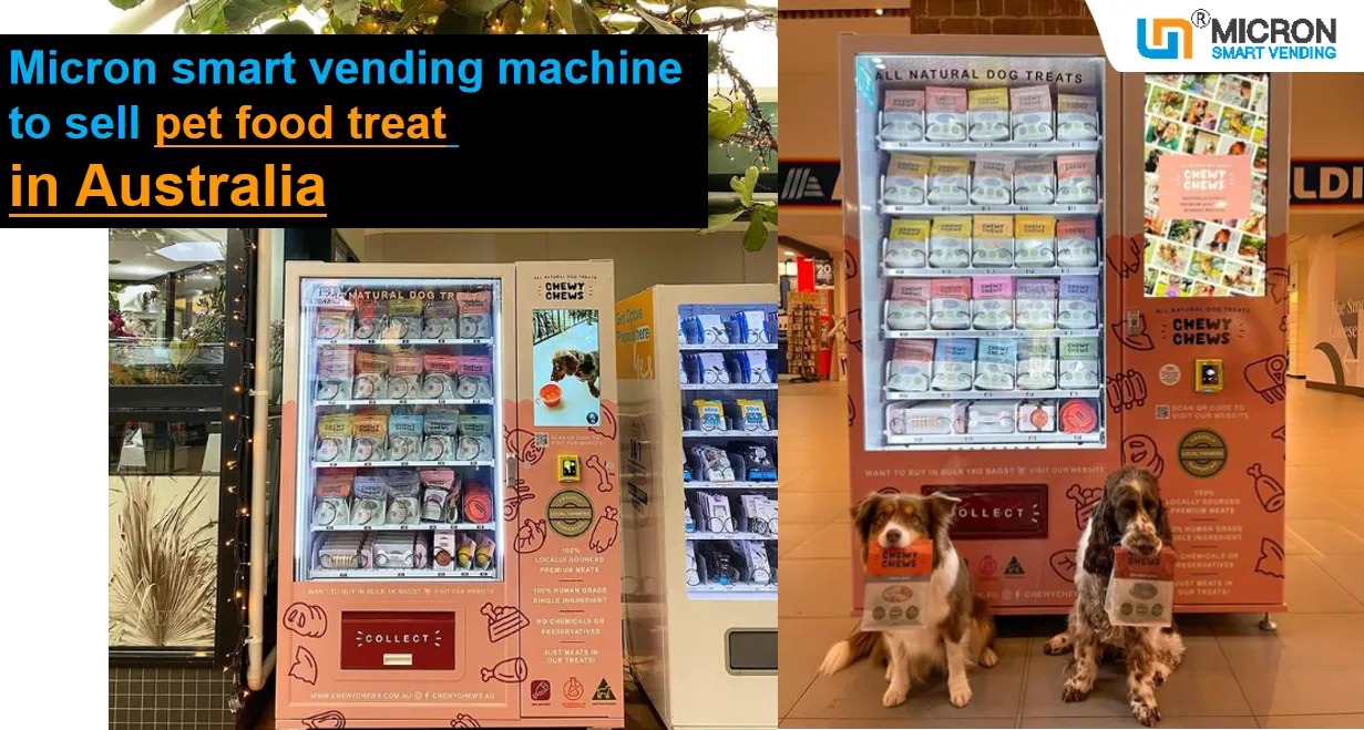 weimi pet vending machine for dog treats snacks food in Australia
