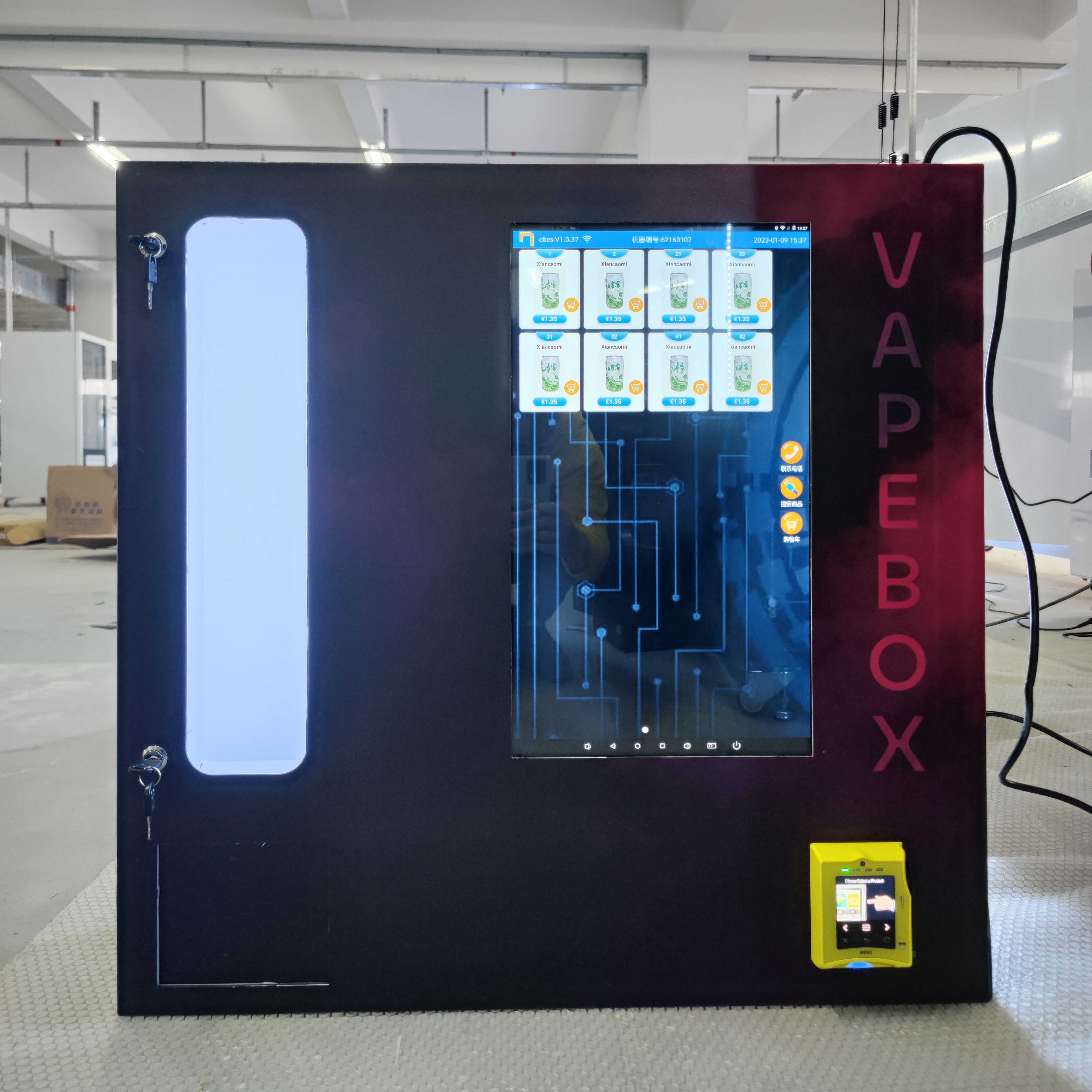 WEIMI smart vape vending machine customized stickers