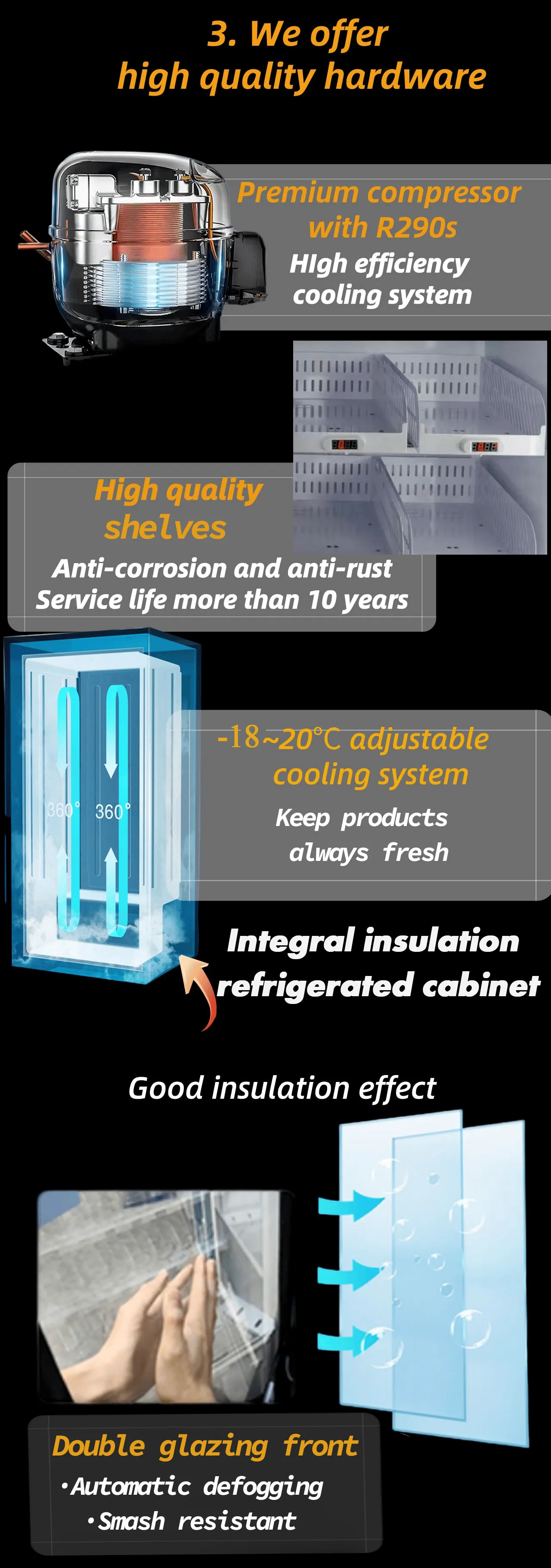 why choose Smart Freezer Vending Machine for Pre-made Meal high quality hardware adjustable cooling system