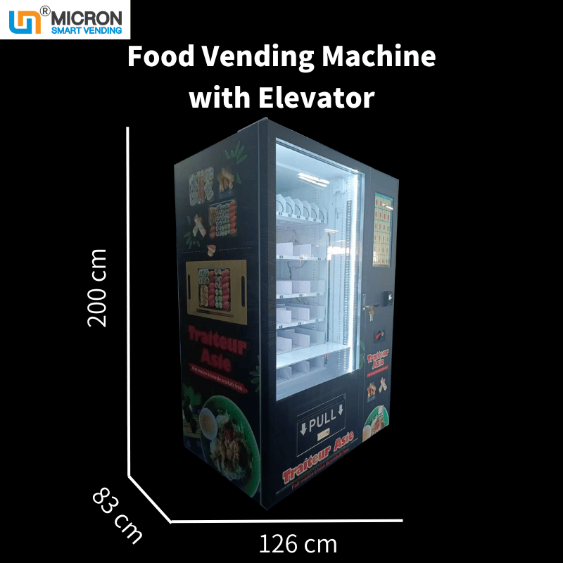 Elevator Food Deli Vending Machine to France
