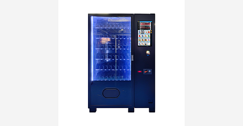 Máquina expendedora con pagos digitales Gopay DANA Indonesia