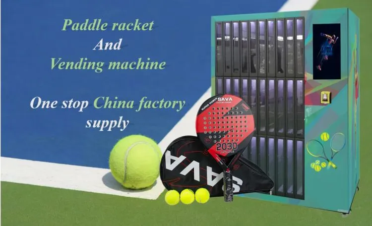 Padel racket vending machine & racket for sale China factory one-stop supply