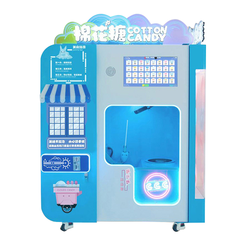 Full Automatic Cotton Candy Vending Machine DIY Candy Floss