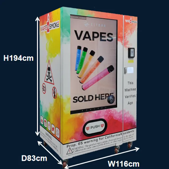 WEIMI 5000 PUFFS Disposable Rechargeable Vape with Fruity Flavors E-cigarette + vape vending machine