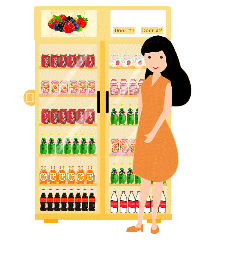smart fridge vending machine shopping flow