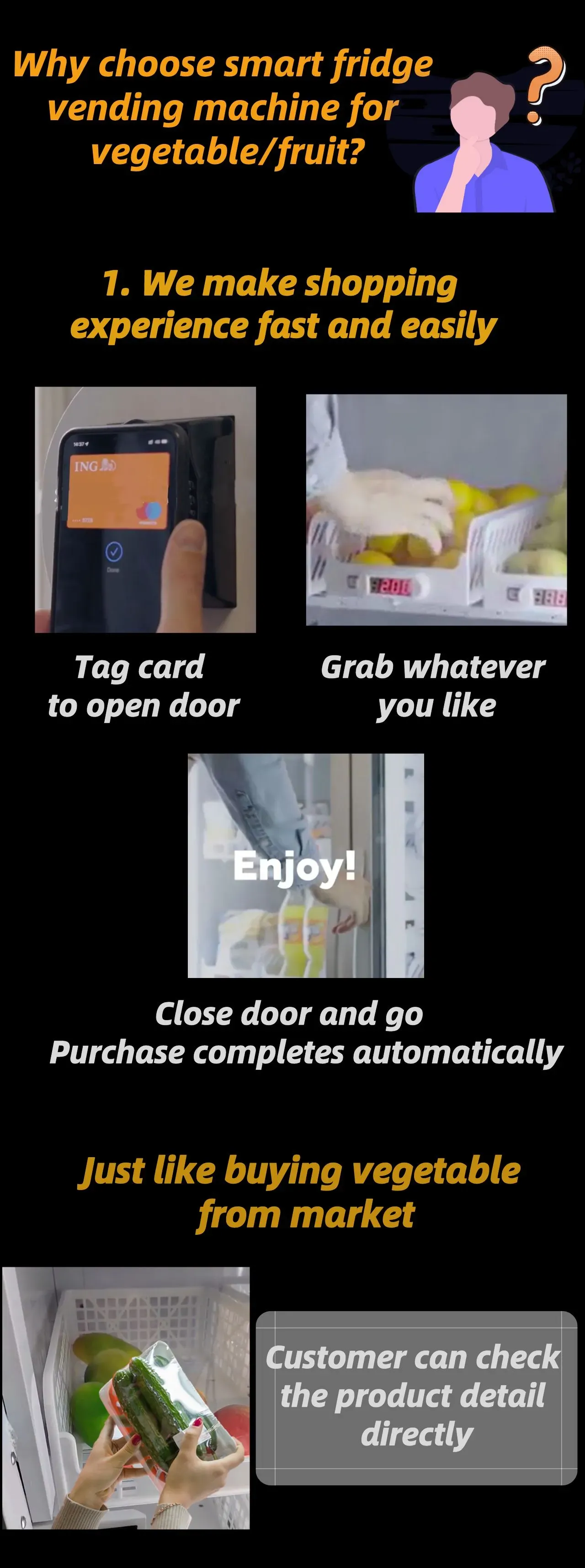 fresh food vending machine fast shopping experience