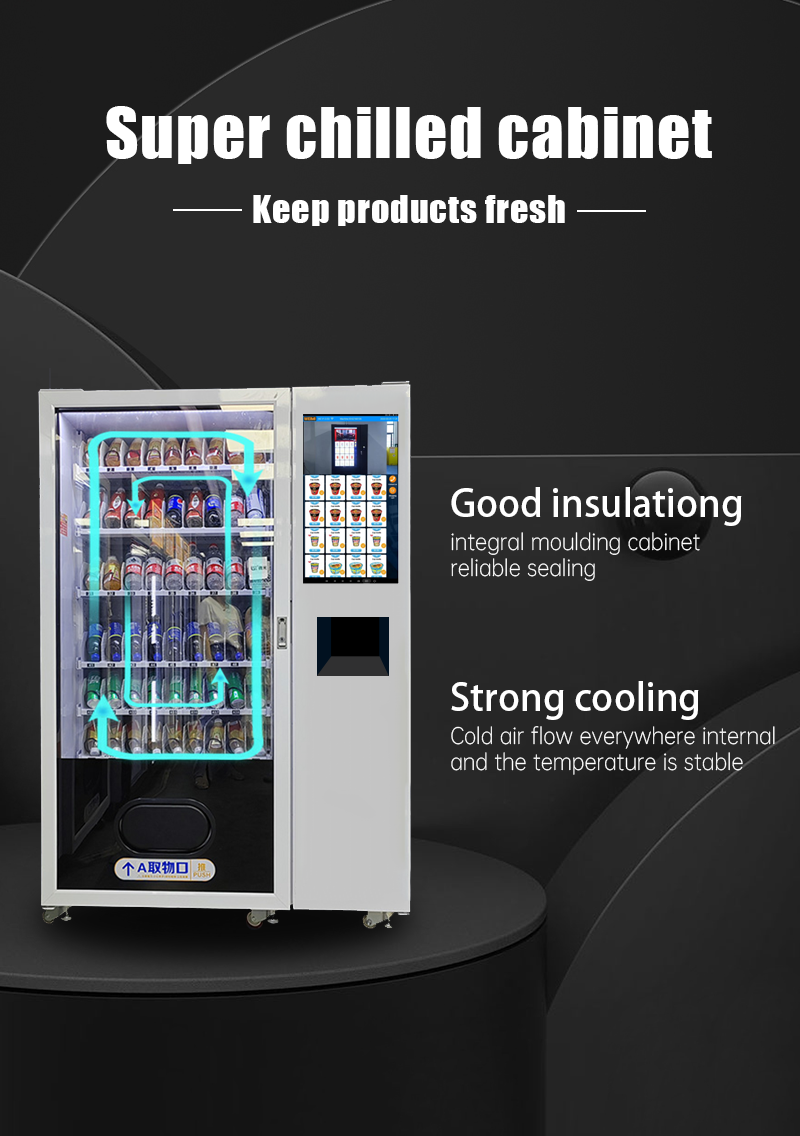 Cup Noodle Vending Machine with Builtin Water Dispenser
