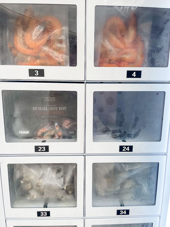 seafood vending machine