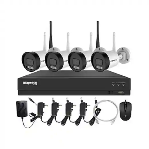 H.265 4CH Wireless CCTV Camera System