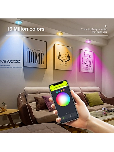 RGB led downlight Zigbee Hue