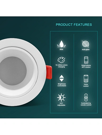 smart down light IP54