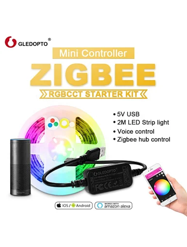 5V rgb led strip light controller