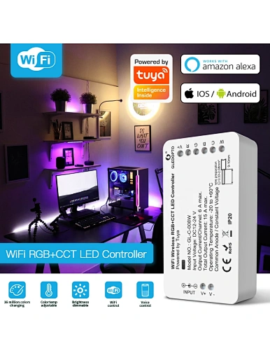 Wifi led controller rgbw