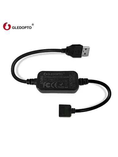 5V rgb led strip light controller
