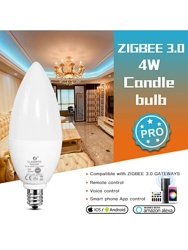 smart zigbee led bulb e14