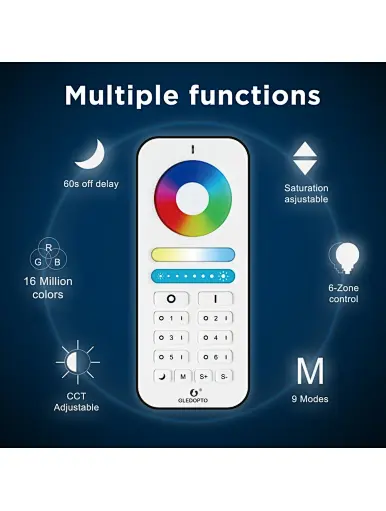 RF remote control light dimmer