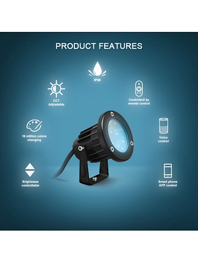rgbcct zigbee garden light