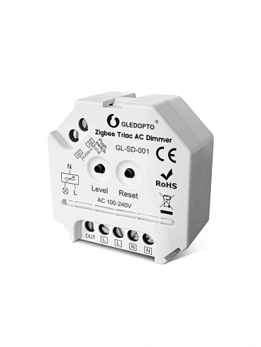 100-240V AC phase dimmer controlled by push button/ZigBee Tuya hub/Amazon Alexa for incandescent lamp halogen light