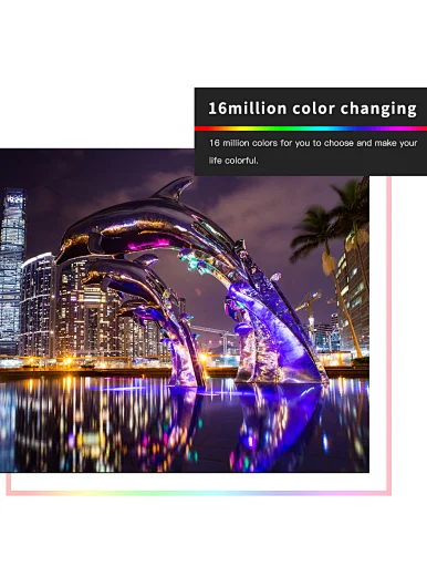 smart led flood light rgb