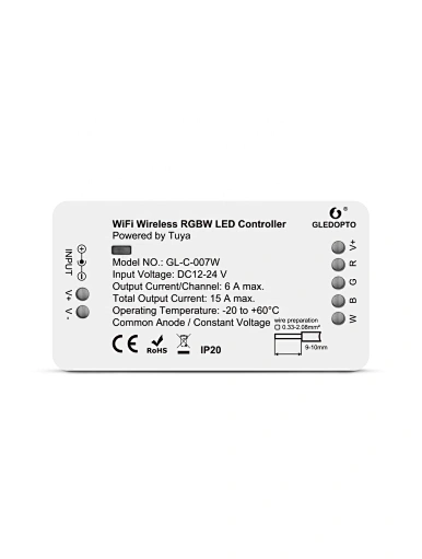tuya wifi led controller rgbw