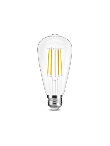 Vintage Design ST64 Smart Bulb Edison-style LED Filament Bulb Warm-to-Cool White Light E27 Smart Lighting