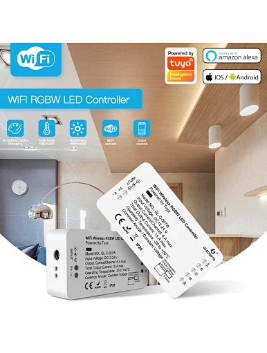 tuya wifi led controller rgbw