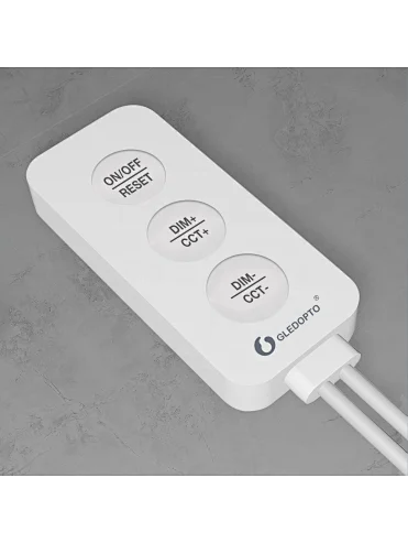 GL-C-004P Gledopto 2Mtr ZigBee LED Strip Controller Kit Key Pressing Dimmable ZigBee RGBW Controllers US EU UK AU Power Driver
