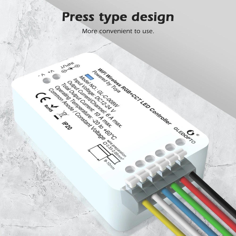 Smart Wifi LED controller ww/cw